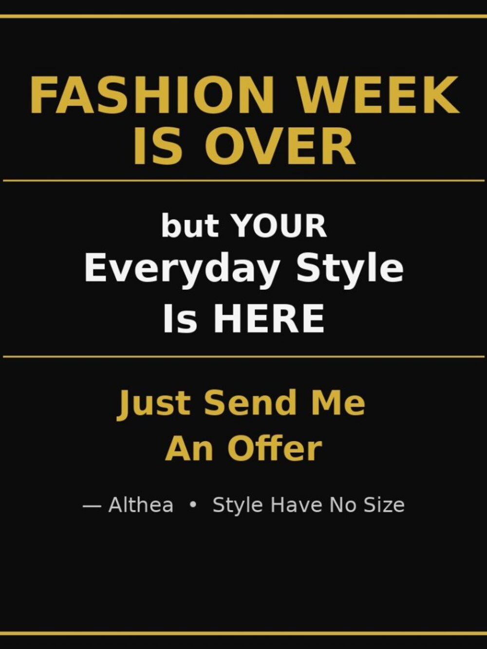📢 Fashion Week Is Over! Your Everyday Style Is HERE — Send Me An Offer (READ)